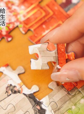 TOI图益墙面装饰画摆件轻奢高级感原木风景客厅挂Z画手工玩具