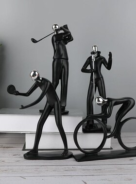 现代简约创e意家居客厅电视柜酒柜装饰品办公室轻奢工艺品桌面摆