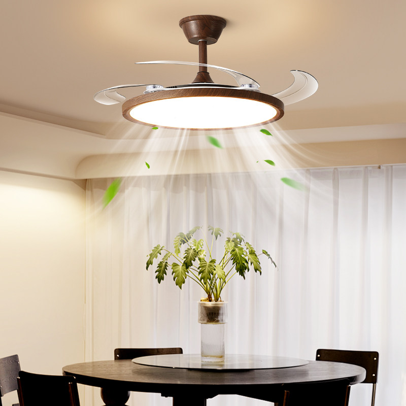 箭牌照明卧室隐形风扇灯中古风超薄全光谱护眼餐厅房间家用吊扇灯,淘宝优惠券,粉丝福利购,淘宝优惠卷