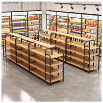 Snack Shelf Ultra City Shelf Convenience Store Multilayer Show Shelf Container Bifacial Table Mother & Baby Shop Commercial Shelf Children