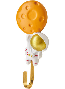 新品Astronaut Spaceman Moon Hook Cloth Wall Cloth Holde.r Ra