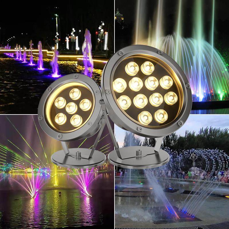 户外防水led水下灯水底水池灯七彩射灯喷泉灯景观投光变色涌泉灯,淘宝优惠券,粉丝福利购,淘宝优惠卷