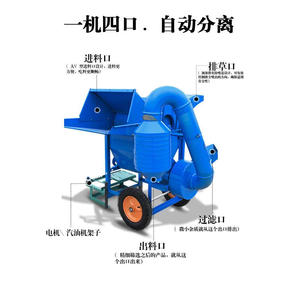 家用多功能脱粒机全自动大豆黄豆玉米水稻小麦高粱打谷机大小通吃,淘宝优惠券,粉丝福利购,淘宝优惠卷