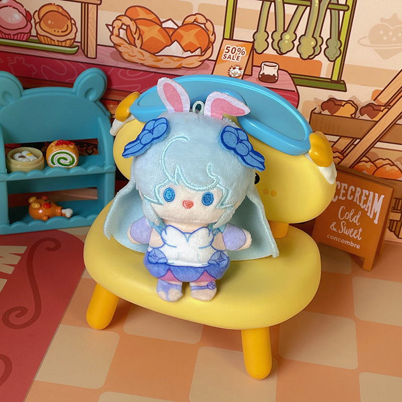 王者荣耀官网王者荣耀xNICEFUN  乐开花系列指偶挂件小乔瑶毛绒周边钥匙扣