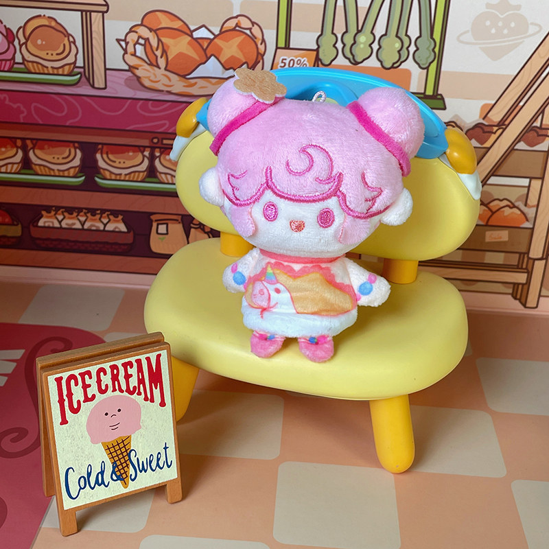 王者荣耀官网王者荣耀xNICEFUN  乐开花系列指偶挂件小乔瑶毛绒周边钥匙扣