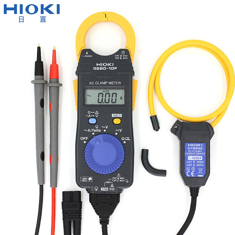 HIOKI3280-10F/20/70F高精度电工专用钳形表钳型电流表万用表-图0