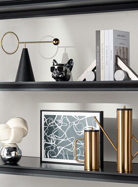 Rzone 高级感现代轻奢酒柜软装饰品组合创意会所酒店X摆件壁龛摆