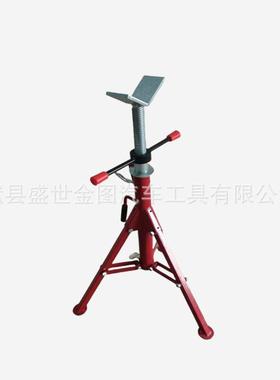 钢管支架重型滚轮管子支架龙门架管子台钳可调式管子支架