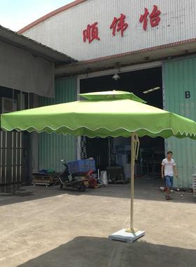 遮阳伞户外伞岗亭单边伞太阳伞户外庭院伞四方大摆摊室外伞侧立伞