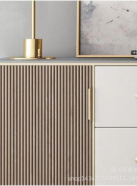 轻奢餐边柜现代简约玄关柜美式门厅柜客厅储物柜家具制作