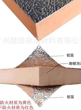 单彩酚醛复合风管板防火阻燃板彩钢板耐高温钢面镁质复合防火风管