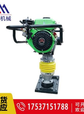 厂销汽油柴油打夯机电动路面冲击夯两相电手扶式地基蹦蹦夯