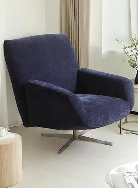 意式极简轻奢花瓣旋转沙发椅北欧设计师阳台懒人椅子多功能休闲椅