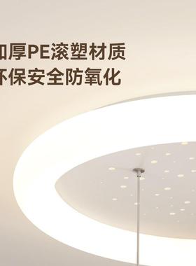 儿童房吊灯创意星空熊猫房间吸顶灯现代简约全光谱卧室灯中山灯具