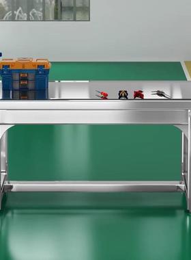 不锈钢工作台重型装配检验桌子车间维修台工厂实验操作台