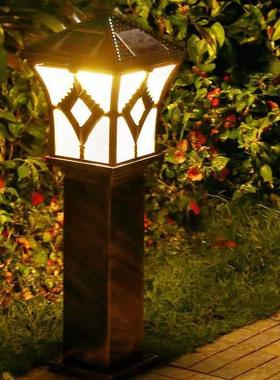 户外太阳能草坪灯家用庭院装饰太阳能路灯公园别墅太阳能草坪灯