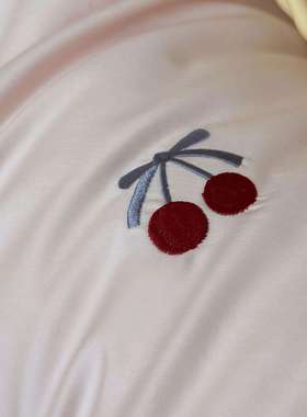 少女心100S全棉磨毛四件套秋冬纯棉加厚保暖被套可爱裸睡1.8m床品