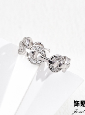 新中式小众个性s925纯银时来运转钱币锆石戒指女高级感气质食指戒