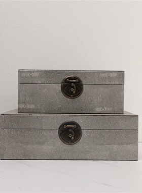 北欧轻奢收纳首饰盒摆件卧室客厅样板间梳妆台衣帽间X家居软装饰