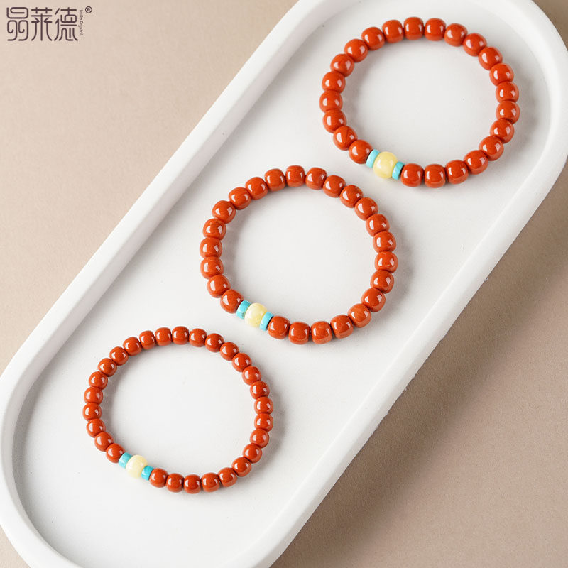 天然南红老型珠天然保真满色满肉手串色泽浓郁高端新款文玩手串,淘宝优惠券,粉丝福利购,淘宝优惠卷