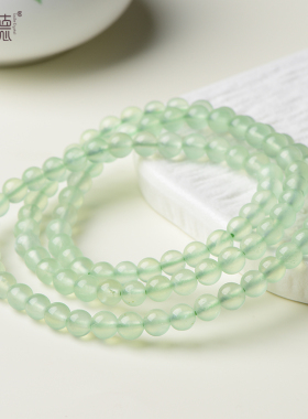 晶莱德男女款天然葡萄石手串饰品