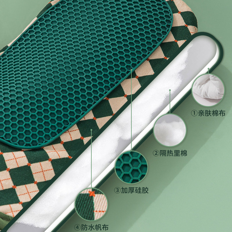 家用防烫烤箱用k隔热手套加厚微波炉专用硅胶防滑耐高温烘焙厨房,淘宝优惠券,粉丝福利购,淘宝优惠卷