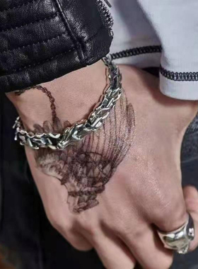 手链男龙骨手链ins小众设计新款