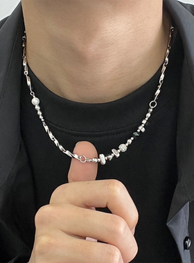 原创不掉色钛钢项链男潮帅气