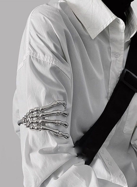 暗黑系配饰个性冷淡风骷髅手镯