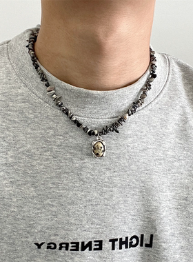 沙滩风项链男不规则轻奢高级感