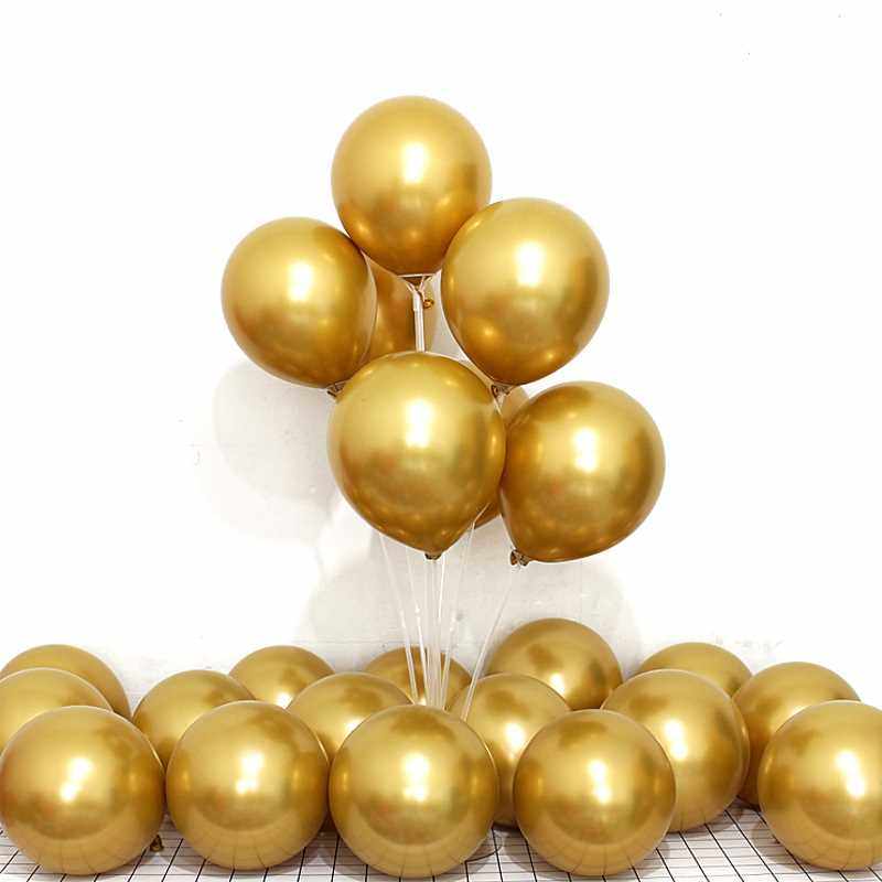 加厚金属色气球幼儿园春节店铺开业结婚年会装饰场景布置汽球