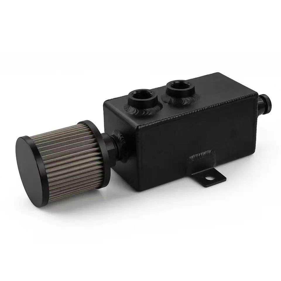 热销汽车配件1L2L3L带空滤副油箱改装四方透气机油壶 - 图2