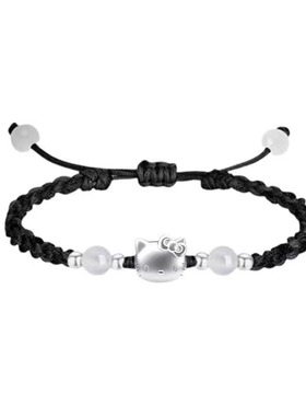 全新可爱卡通Kitty编织手链饰品