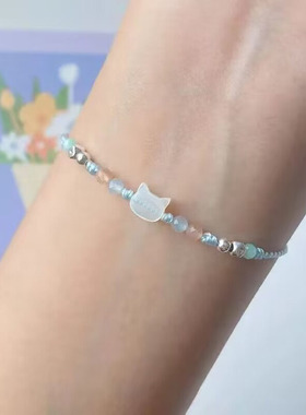 多巴胺时尚精致小猫手链情人节