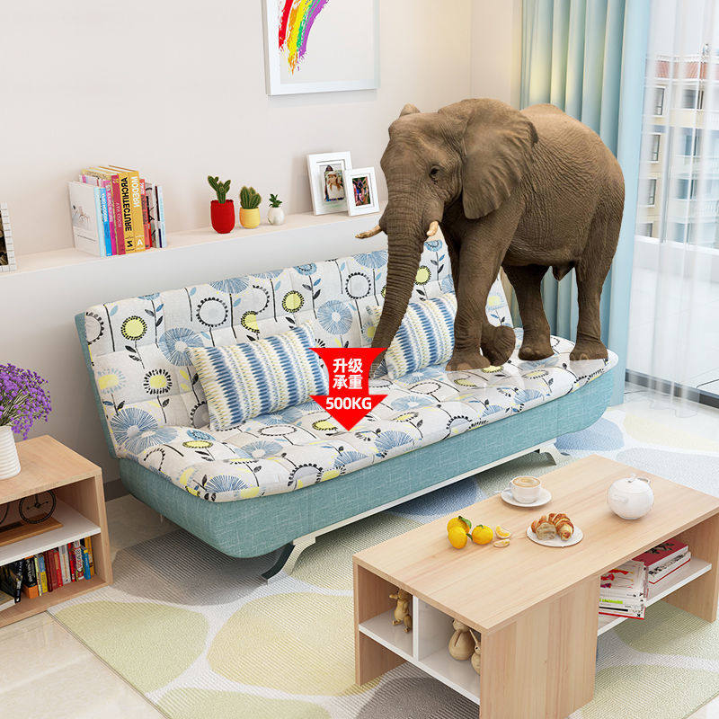 极速沙发床可折叠小户型双人1.8米多功能布艺两用经济V型可拆洗1.,淘宝优惠券,粉丝福利购,淘宝优惠卷