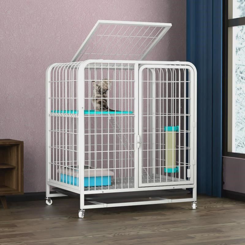 猫笼子二层猫别墅四层三层w猫窝猫舍猫咪房子家用宠物笼子室内,淘宝优惠券,粉丝福利购,淘宝优惠卷