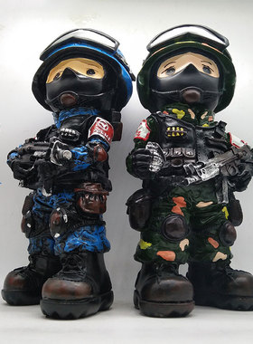 八一建军节礼物j品特种兵大摆件创意送男朋友战友退伍军人纪念品