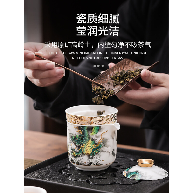 豪峰旅行茶具套装便携式快客杯个人专用随身包户外功夫茶杯泡茶壶 - 图1