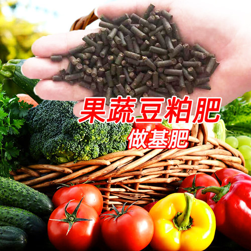 芝麻饼肥发酵菜籽饼豆粕肥豆饼有机肥养花种菜通用发酵腐熟花肥料 - 图1