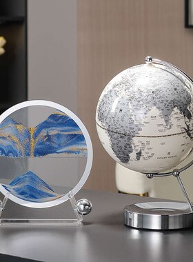 流沙画沙漏摆件客厅电视柜酒柜A装饰品创意解压办公室客厅桌面礼