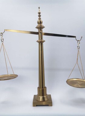 金属天平称摆f件后现代北欧轻奢软装饰品美式样板间玄关办公室摆