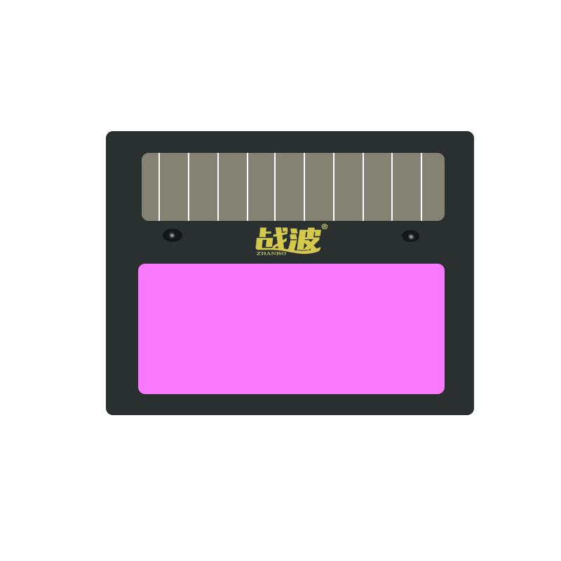 太阳能自动变光镜片电焊氩弧焊二保焊工帽防护面罩液晶片配件 - 图2