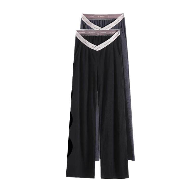 超大码孕妇阔腿裤夏装薄款冰丝长裤300宽松垂感休闲低腰托腹200斤,淘宝优惠券,粉丝福利购,淘宝优惠卷