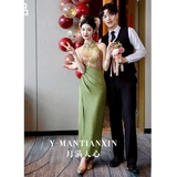 Летнее ципао, элегантное свадебное платье, вечернее платье, китайский стиль, изысканный стиль