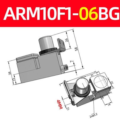 新款调压阀ARM10-06/o08/18/20BG减压阀ARM10F1/ARM10F2-06包邮 - 图2