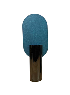 现代北欧样板房客厅m书房金属圆柱摆件高级酒店会所新古典软装饰