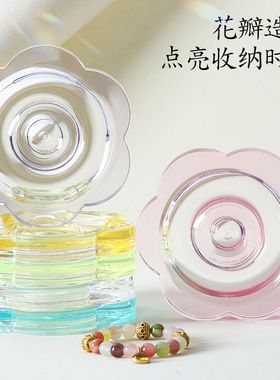 透明亚克力方形首饰展示架拍照