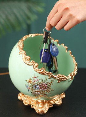 入户门口玄关放钥匙置物架收纳摆件D轻奢高档鞋柜客厅儿童房装饰