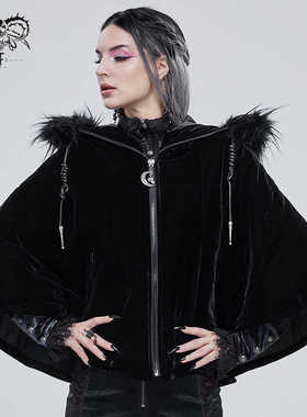 丝绒披肩Devilfashion