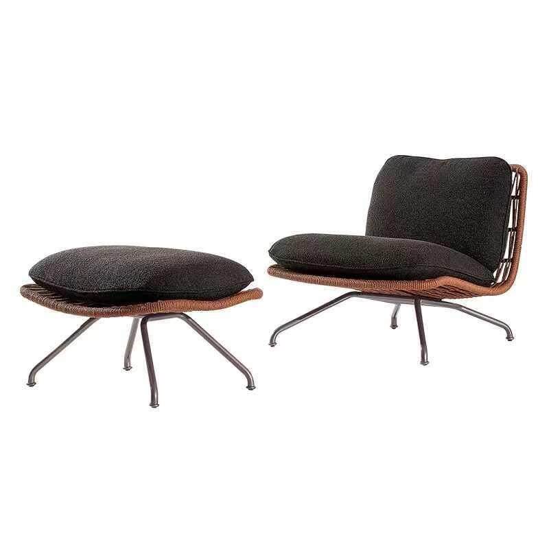 福啉家具户外北欧阳台休闲小沙发茶几组合藤编三件套懒人庭院花园,淘宝优惠券,粉丝福利购,淘宝优惠卷